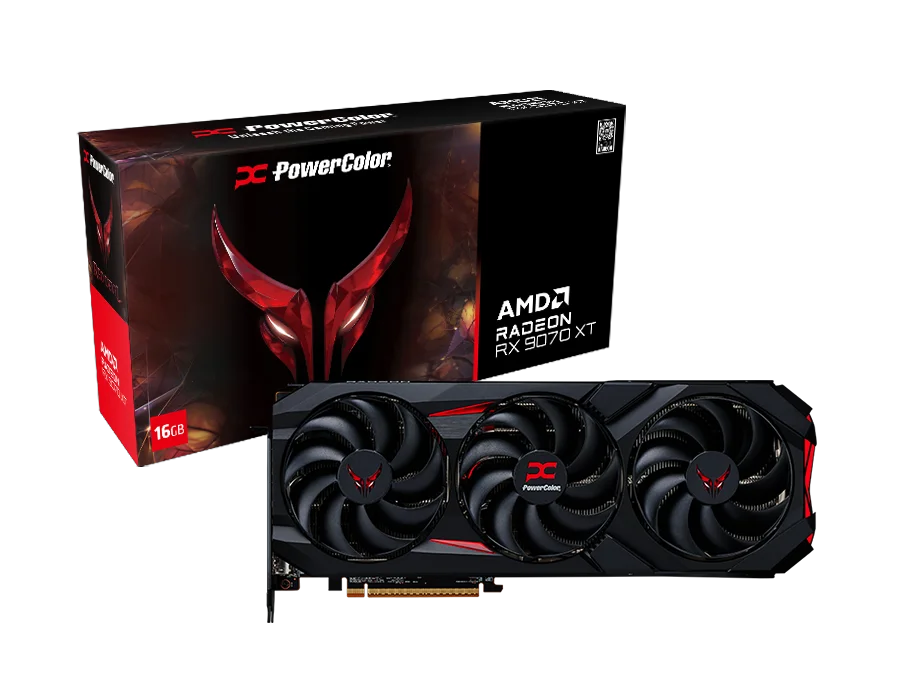 PowerColor Red Devil AMD Radeon RX 9070 XT de 16 GB GDDR6